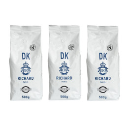 Café en Grains Cafés Richard Décaféiné Richard - 3 paquets - 1,5 Kg