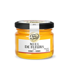 Miel Liquide Lune de Miel - Mini pot en verre de miel de Fleurs - 48 x 25 gr