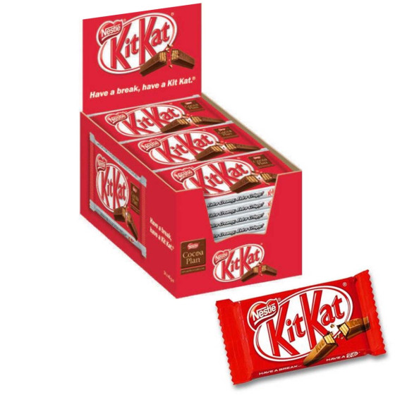 Barre KitKat au chocolat - Boite de 36 KitKat
