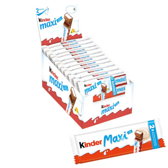Barre Kinder Maxi Chocolat - Boite de 24 Kinder