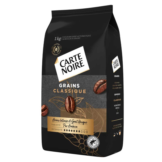 Café en Grains Carte Noire Classique - 6 paquets - 6 kg