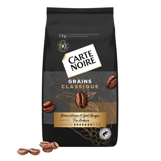 Café en Grains Carte Noire Classique - 6 paquets - 6 kg