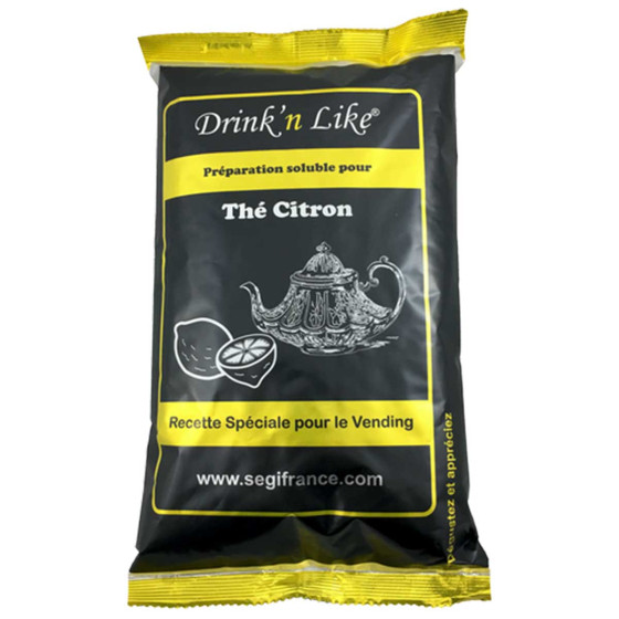 Thé Instantané Distributeur Automatique Drink'n Like Thé Citron - 10 paquets - 10 Kg