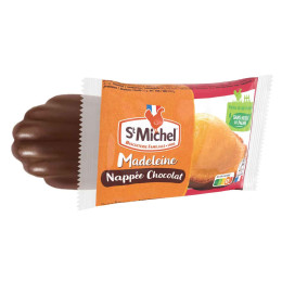 Madeleine St Michel Nappée Chocolat - 100 madeleines emballées individuellement