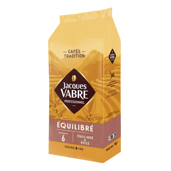 Café en Grains Jacques Vabre Equilibré - 1 Kg