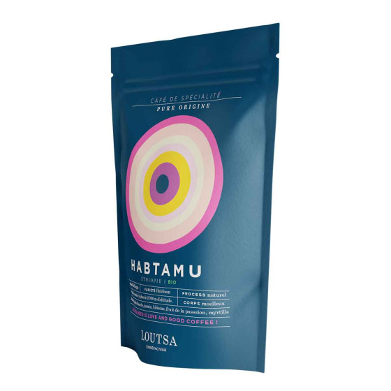 Café de Spécialité en Grains Bio Loutsa Éthiopie Habtamu - 250 gr