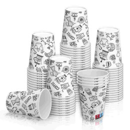 Gobelet carton 30 cl (12oz) Graffiti - 100 gobelets