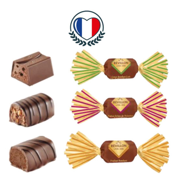 380 Papillotes au Chocolat au lait - Révillon - 4,3 Kg