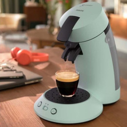 Machine à café Senseo Original Plus Booster d’arômes - Philips CSA210/23 Vert Menthe