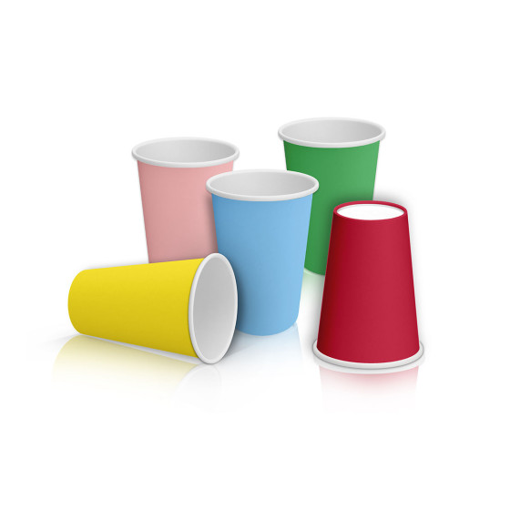 Gobelet carton festif  20 cl - 1er prix Multicolor - 50 gobelets