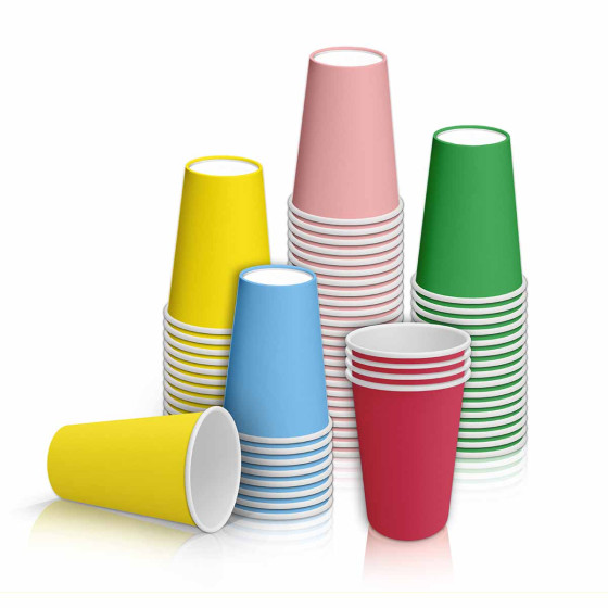 Gobelet en carton 20 cl mutlicolor - par 50