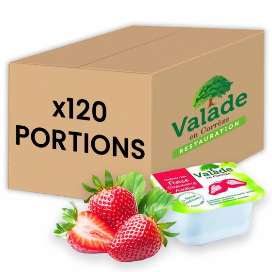 Confiture Valade Fraise 30 gr - 120 barquettes