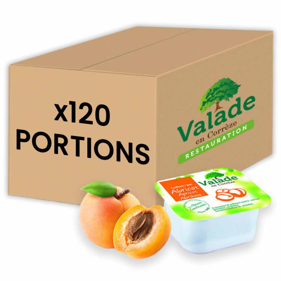 Confiture Valade Abricot 30 gr - 120 barquettes