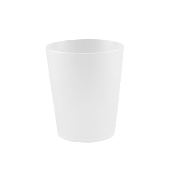 Gobelet réutilisable 10 cl - Translucide givré - par 10