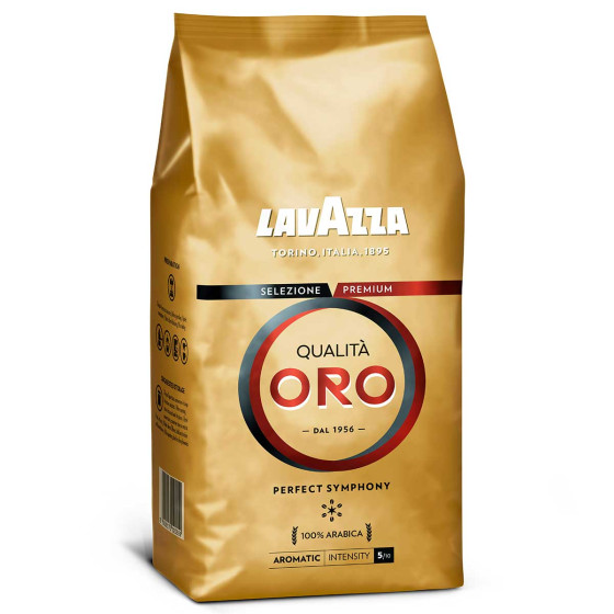 Café en Grains Lavazza Qualita Oro - 12 paquets - 12 Kg