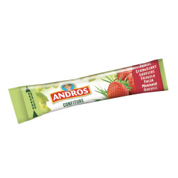 Confiture Andros de Fraise 20 gr - Carton de 100 sticks