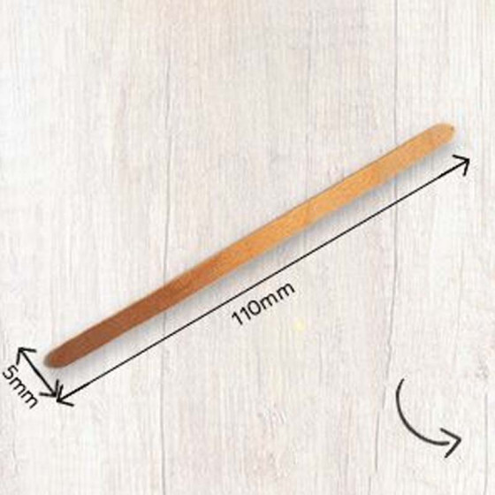 Spatule en bois - Touillette 110 mm - Boite distributrice - 4 boites soit 20000 spatules