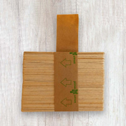 Spatule en bois de hêtre - Touillette 103 mm - 2500 spatules