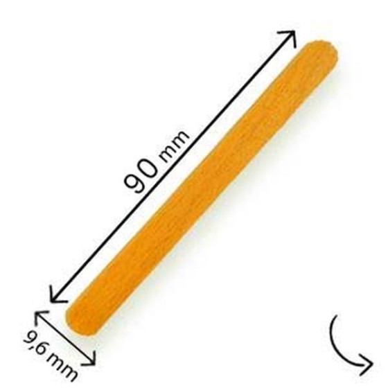 Spatule en bois de hêtre - Touillette 90 mm - 2500 spatules