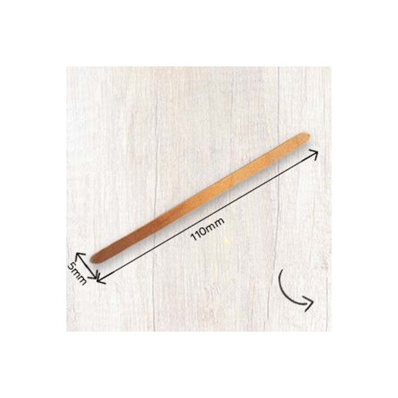 Spatule en bois - Touillette 110 mm - Mini Box de 1000 spatules