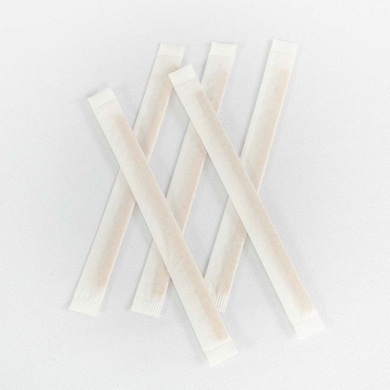 Spatule en bois - Touillette 140 mm - Boite de 500 spatules emballées individuellement