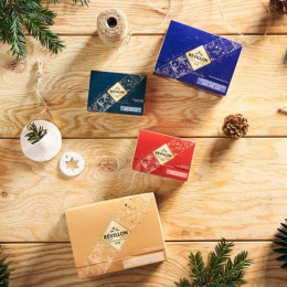 Ballotin de 30 chocolats Révillon : Assortiment de 13 recettes Noir et Lait - 310 gr