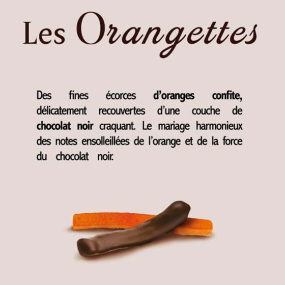 Les orangettes enrobées de chocolat noir - Révillon - 185 gr