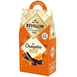 Les orangettes enrobées de chocolat noir - Révillon - 185 gr