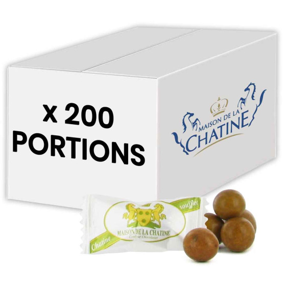 Craquine au Chocolat Maison de la Chatine - Carton de 200 craquines emballées individuellement