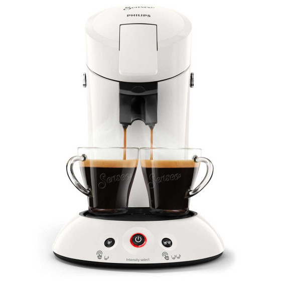 Machine à café Senseo Original Plus Booster d’arômes - Philips CSA210/11 Blanc