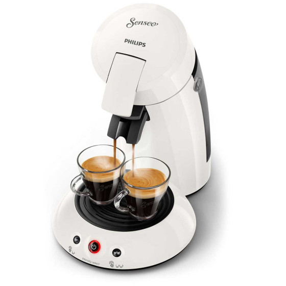 Machine à café Senseo Original Plus Booster d’arômes - Philips CSA210/11 Blanc