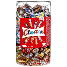 450 Chocolats assortis Tubo Célébrations - 3 tubos - 4,29 Kg