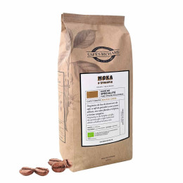 Café de Spécialité en Grains Bio Cafés Richard Moka d'Éthiopie Yrgacheffe Pure Origine - 3 paquets - 750 gr