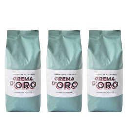 Café en Grains Cafés Richard Crema d'Oro - 3 paquets - 3 Kg