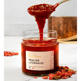 Pâte à Tartiner artisanale Paul Bocuse Praline Rose de Lyon - 210 gr