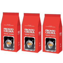 Café en Grains Lavazza Pronto Crema Grande Aroma - 3 paquets - 3 Kg