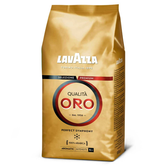 Café en Grains Lavazza Qualita Oro - 3 paquets - 3 Kg