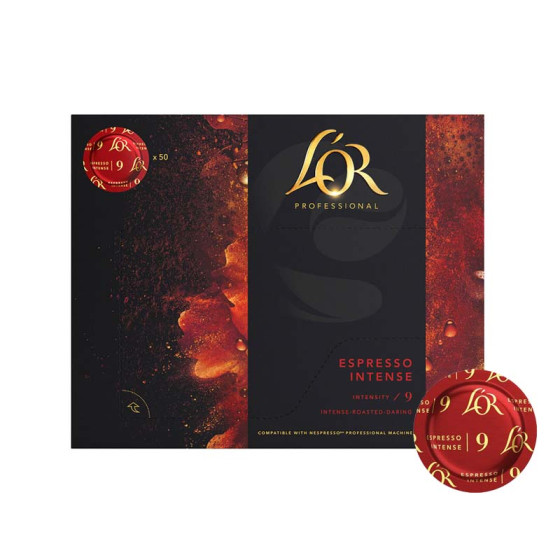 Capsule Nespresso Pro Compatible L'Or Intense - 50 capsules