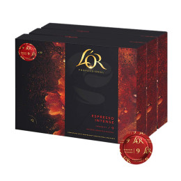 Capsule Nespresso Pro Compatible L'Or Espresso Intense - 3 boites - 150 capsules