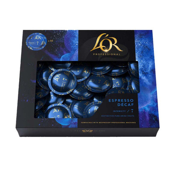 Capsule Nespresso Pro Compatible L'Or Suprême Décaf - 3 boites - 150 capsules