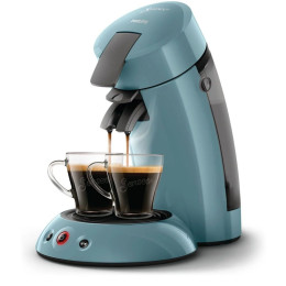 Machine à café Senseo Original - Philips HD6553 Bleu Gris