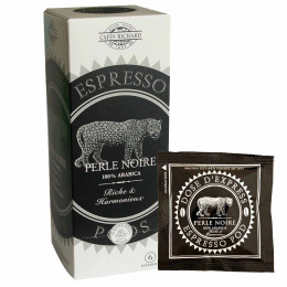 Dosette ESE Cafés Richard Perle Noire 100% Arabica - 25 dosettes emballées individuellement