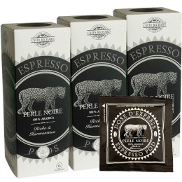 Dosette ESE Cafés Richard Perle Noire 100% Arabica - 3 boites - 75 dosettes emballées individuellement