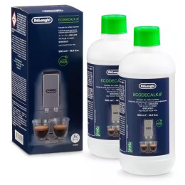 Détartrant Ecologique DeLonghi EcoDecalk DLSC500 pour Machine Expresso - 2 x 500 ml
