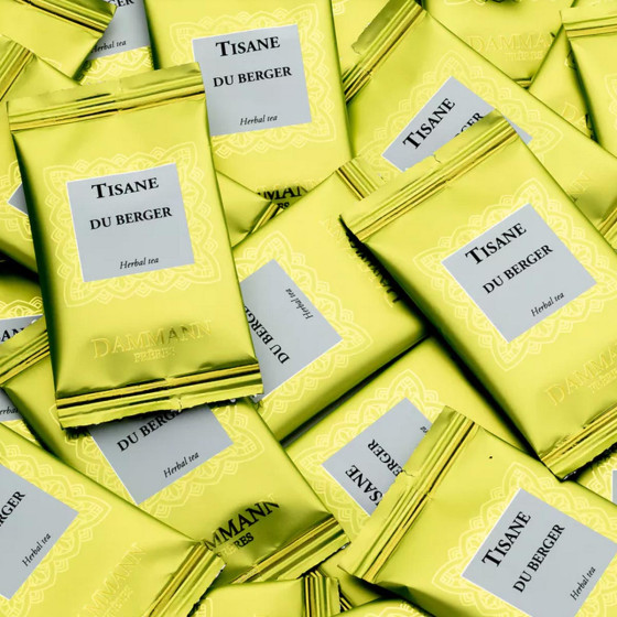Infusion Dammann Frères Tisane du Berger - 4 boites - 96 sachets Cristal