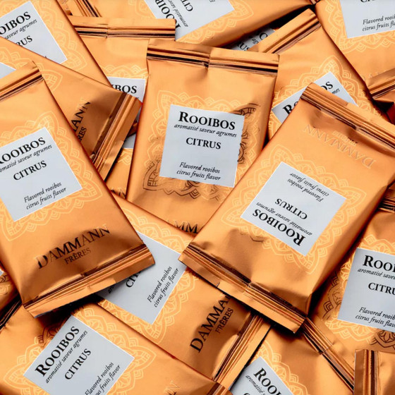 Rooibos Dammann Frères Rooibos Citrus - 4 boites - 96 sachets enveloppés