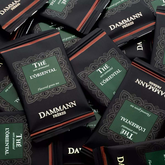 Thé Vert Dammann Frères L'Oriental - 4 boites - 96 sachets enveloppés