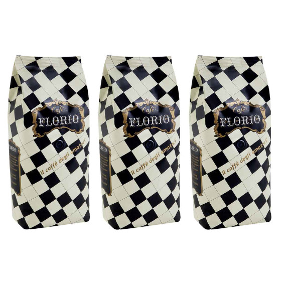 Café en Grains Cafés Richard Florio - 3 paquets - 3 Kg