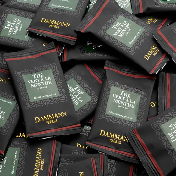Thé Vert Dammann Frères Menthe - 24 sachets enveloppés