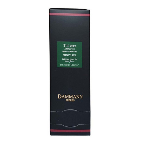Thé Vert Dammann Frères Menthe - 4 boites - 96 sachets enveloppés